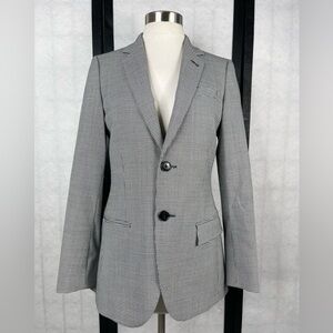 J. Crew Black and White Houndstooth Ludlow Blazer. Size: 2